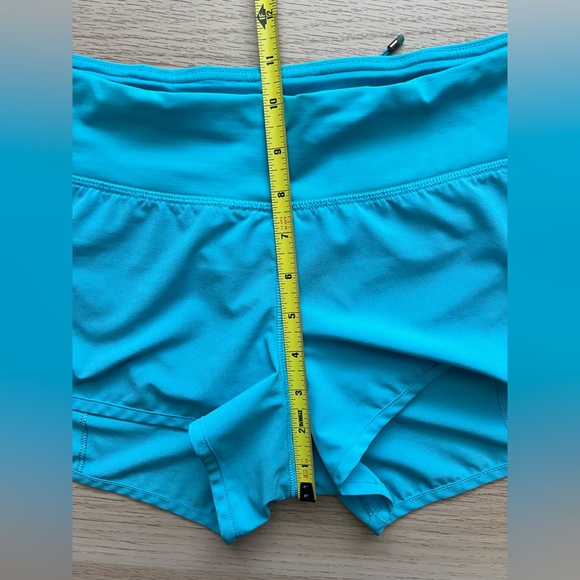 Lululemon Speed Up LR Short 2.5” Electric Turquoise Size 6 Lined - Picture 8 of 13